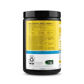 Optimum Nutrition Amino Energy Powder Plus Hydration, BCAA & Caffeine