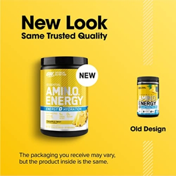 Optimum Nutrition Amino Energy Powder Plus Hydration, BCAA & Caffeine