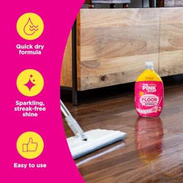 Stardrops Miracle Floor Cleaner Spray - Easy Squirt & Mop