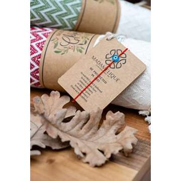 Madamelique Christmas Hand Towels Set of 2-18 x 40 Inches - Decorative Bathroom Peshtemal Towel for Hand, Face, Hair, Yoga, Tea, Dishcloth, Kitchen and Bath - 100% Pure Cotton (Christmas)