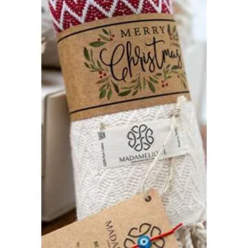 Madamelique Christmas Hand Towels Set - Luxurious Cotton