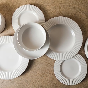 Stone Lain Lusso Stylish Dinnerware Set - 16-Piece for 4