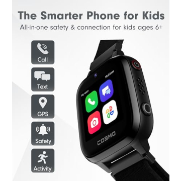 JrTrack 3 Smart Watch for Kids | GPS Tracker & Phone Watch