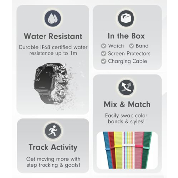 JrTrack 3 Smart Watch for Kids | GPS Tracker & Phone Watch