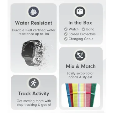 JrTrack 3 Smart Watch for Kids | GPS Tracker & Phone Watch