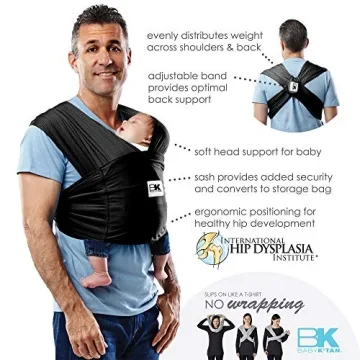 Baby K'tan Active Baby Wrap Carrier - Simple & Breathable