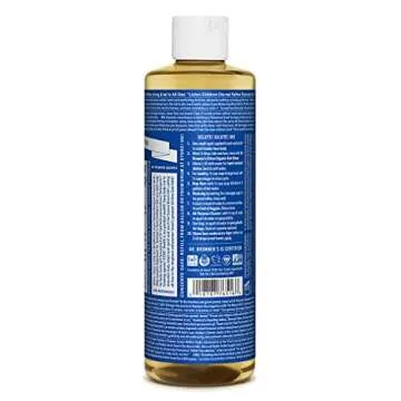 Dr. Bronner's - Pure-Castile Liquid Soap (Peppermint, 16 ounce, 2-Pack) - Made with Organic Oils, 18...