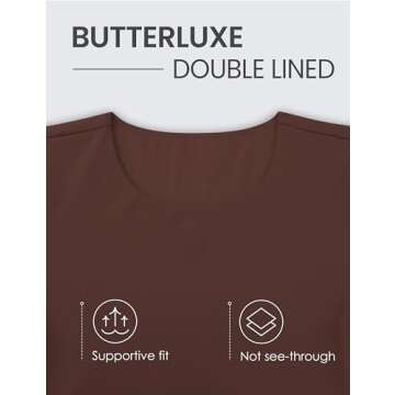 CRZ YOGA Womens Butterluxe Double Lined Short Sleeve Crop Tops Crew Neck Casual Workout T-Shirt Cute Basic Tee Taupe Large