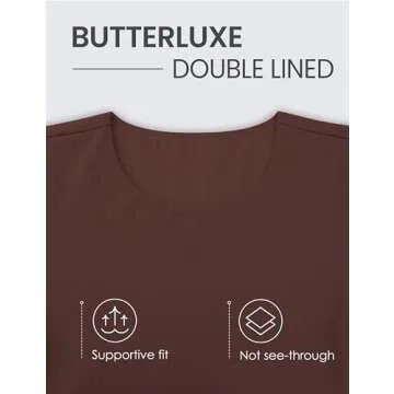 CRZ YOGA Womens Butterluxe Double Lined Short Sleeve Crop Tops Crew Neck Casual Workout T-Shirt Cute Basic Tee Taupe Large