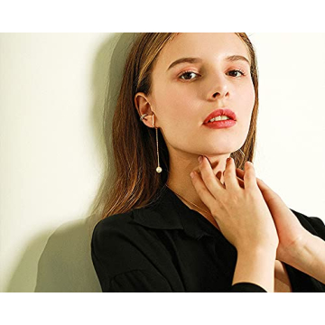 Elegant Gold-Plated Cubic Zirconia Ear Cuffs for Women