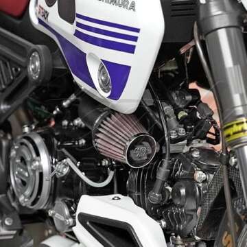 CHIMERA BLACK Short Ram Air Intake for Honda GROM RR