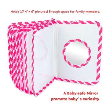 VNOM Baby Photo Album Soft Cloth Memory Book for Kids