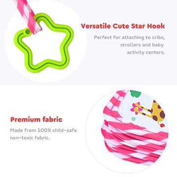 VNOM Baby Photo Album Soft Cloth Memory Book for Kids