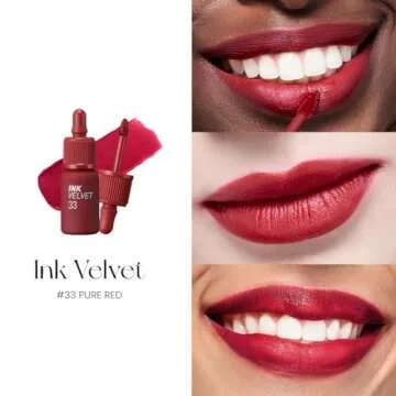 Peripera Ink Velvet Lip Tint - Longwear, High Pigment Red