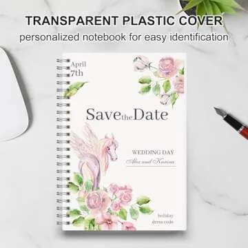 RETTACY Blank Journal Notebook, 2-Pack, B5 Blank Spiral Notebook with 160 Pages per Pack, Medium 7.6'' × 10'', 68 LB/100 GSM Thick Paper, Flexible Plastic Cover, for Sketching, Drawing