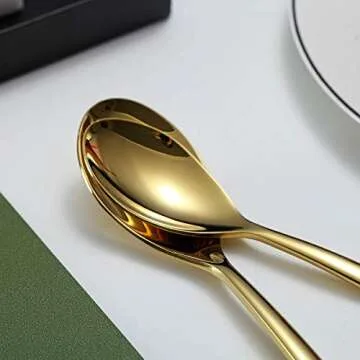 Elegant 20 Piece Gold Silverware Set for Stylish Dining