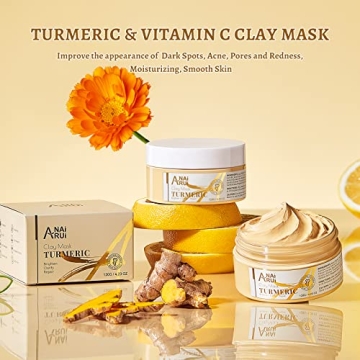 ANAI RUI Vitamin C Turmeric Face Mask for Radiant Skin