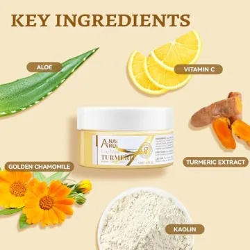 ANAI RUI Vitamin C Turmeric Face Mask for Radiant Skin