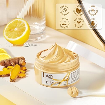 ANAI RUI Vitamin C Turmeric Face Mask for Radiant Skin