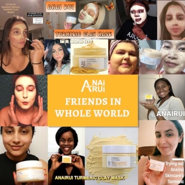 ANAI RUI Vitamin C Turmeric Face Mask for Radiant Skin