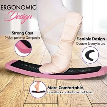 Zenmarkt Turning Boards for Dancers - Ballet Spin Boards for Dancers, Ice Skaters, Cheerleaders, and Gymnasts - Specially Designed to Improve Your Turns, Balance, and Stability - Home Dance Equipment