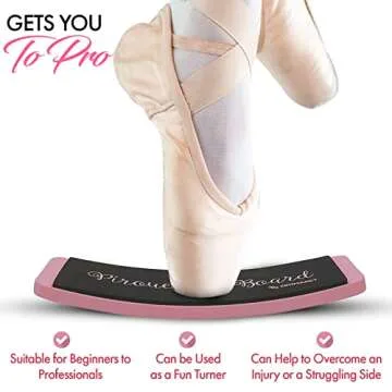 Zenmarkt Turning Boards for Dancers - Ballet Spin Boards for Dancers, Ice Skaters, Cheerleaders, and Gymnasts - Specially Designed to Improve Your Turns, Balance, and Stability - Home Dance Equipment