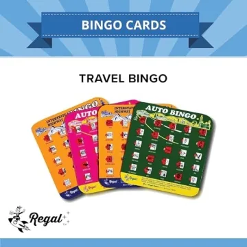 Finger-Tip Shutter Bingo Cards Travel Game for Kids