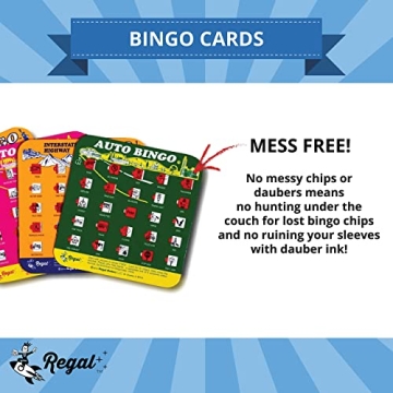 Finger-Tip Shutter Bingo Cards Travel Game for Kids