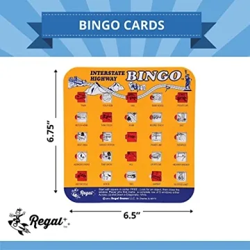 Finger-Tip Shutter Bingo Cards Travel Game for Kids