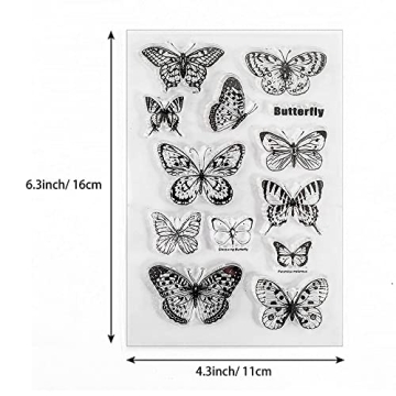 Muulaii Clear Stamp Cards for Holiday Card Making