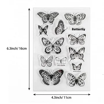 Muulaii Clear Stamp Cards for Holiday Card Making