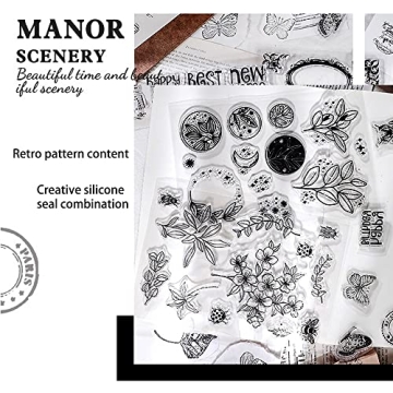 Muulaii Clear Stamp Cards for Holiday Card Making