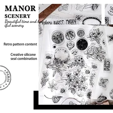 Muulaii Clear Stamp Cards for Holiday Card Making