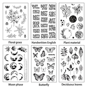 Muulaii Clear Stamp Cards for Holiday Card Making