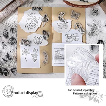 Muulaii Clear Stamp Cards for Holiday Card Making