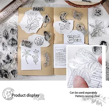 Muulaii Clear Stamp Cards for Holiday Card Making