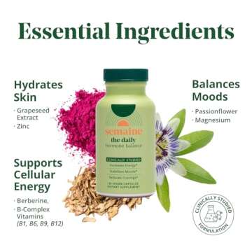 Semaine Daily Hormone Balance Capsules for Energy & Mood