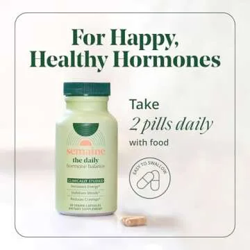 Semaine Daily Hormone Balance Capsules for Energy & Mood