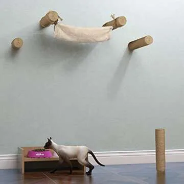 ROHUMTY Cat Wall Tree - 6PC Mountable Shelves Set