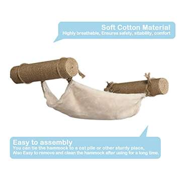 ROHUMTY Cat Wall Tree - 6PC Mountable Shelves Set