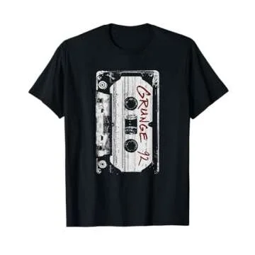 Grunge 90's Vintage Concert Mixtape Retro T-Shirt