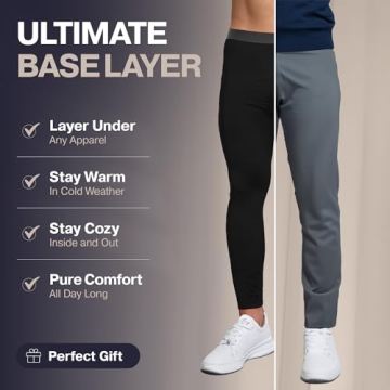 Thermajohn Men's Thermal Long Johns for Cold Weather