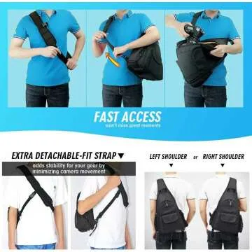 Waterproof DSLR Camera Bag for Travel and Outdoor Use