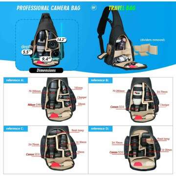 Waterproof DSLR Camera Bag for Travel and Outdoor Use