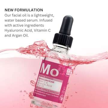 Dr Botanicals Vegan Moroccan Rose Superfood Facial Oil with Vitamins, and Essential OIls - Natural B...