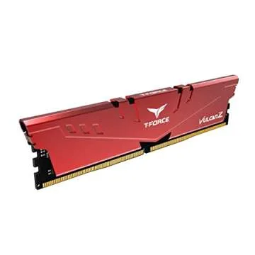 TEAMGROUP T-Force Vulcan Z DDR4 16GB Kit (2x8GB) 3000MHz (PC4-24000) CL16 Desktop Memory Module Ram (Red) - TLZRD416G3000HC16CDC01