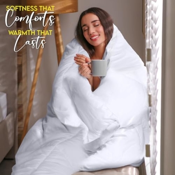 Utopia Comforter Duvet Insert for Cozy Year-round Sleep