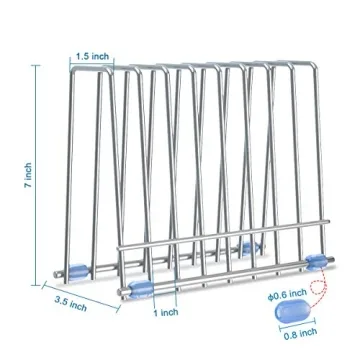 IDEATECH Large Reusable Bags Drying Rack - Stainless Steel
