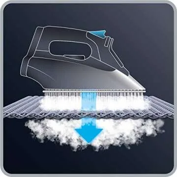 Rowenta Professional 1750-Watts Steam Iron-Made in Germany, Blue