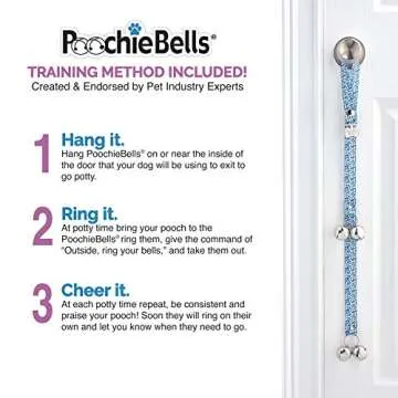 PoochieBells Premium Potty Training Dog Doorbell